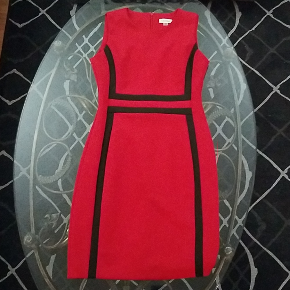 Calvin Klein Red (Hot) Business Sheath Dress